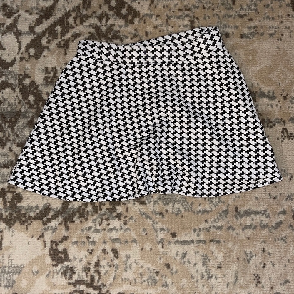 Black and white skirt